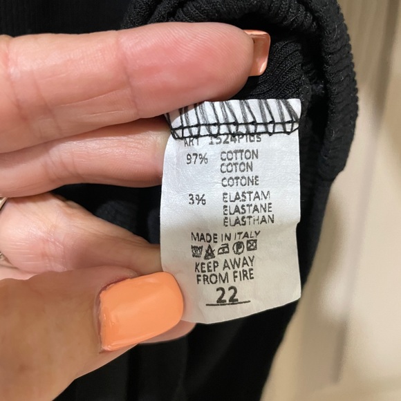 Nasty Gal Black women’s bodysuit - SZ 22 - Picture 7 of 8